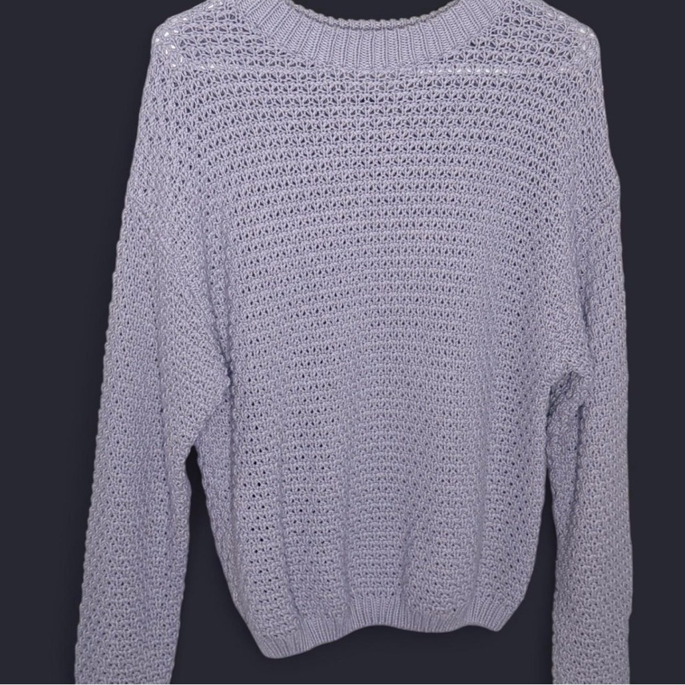 A New Day Lavender Knit Women's Sweater